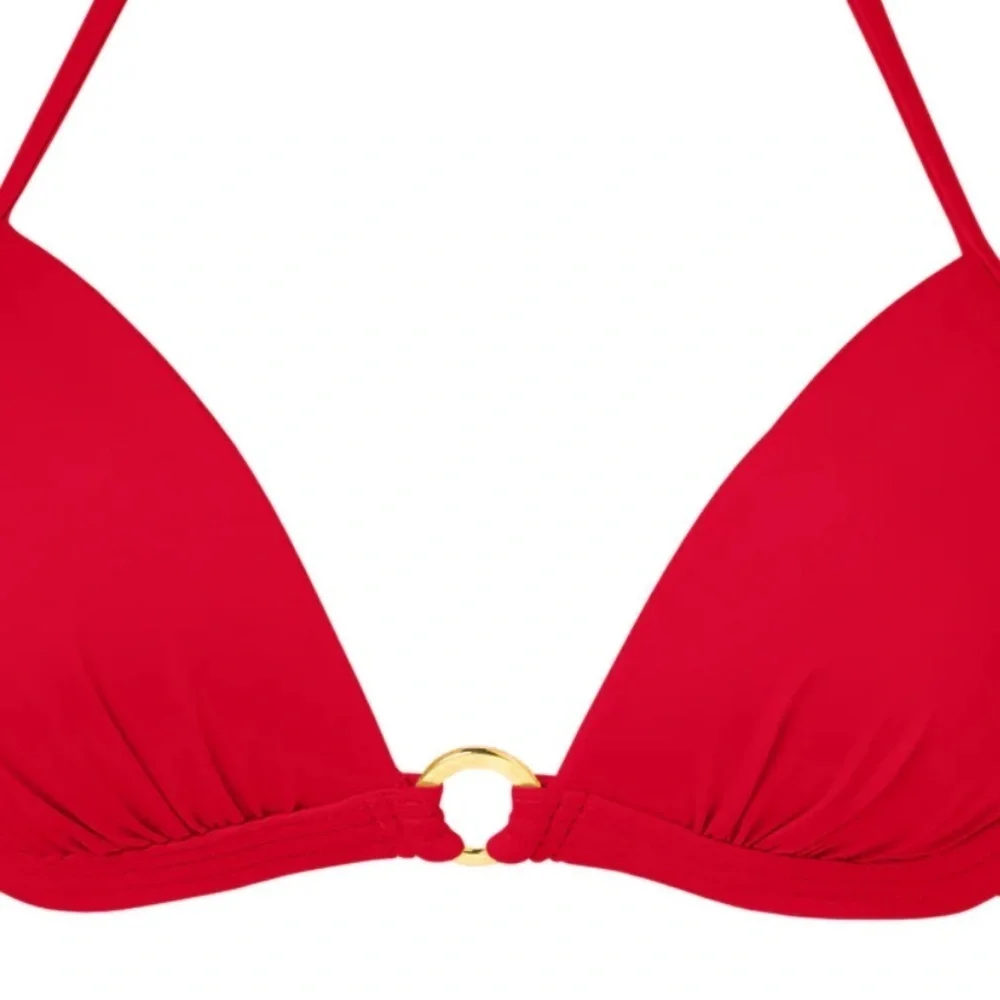 Red Hot Venus Santa Cruz Push Up Triangle Women's Bikini Top - Picture 3 of 4